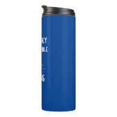 Melancholie ist mit Paddeln nicht kompatibel Thermosbecher (Nach rechts gedreht)