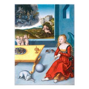 Melancholie Lucas Cranach der Ältere Fotodruck