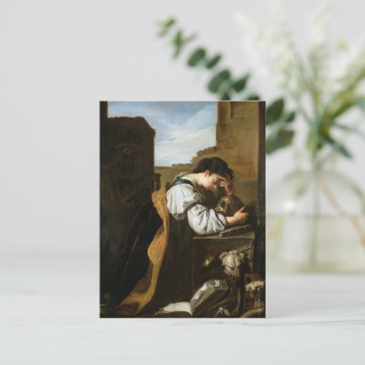 Melancholie Postkarte (Stehend Vorderseite)