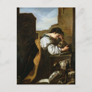 Melancholie Postkarte