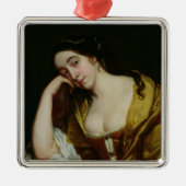 Melancholie Silbernes Ornament (Vorne)