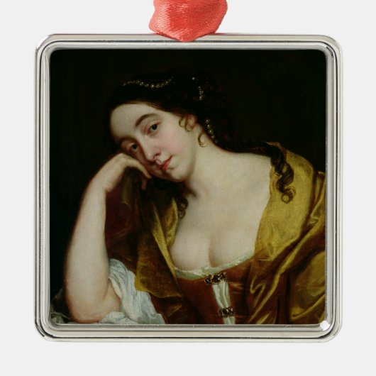 Melancholie Silbernes Ornament (Vorne)