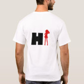 Melancholie von Haruhi Suzumiya T-Shirt (Rückseite)