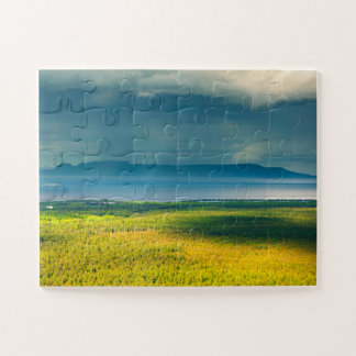 Melancholische Ansicht des Sleeping Giant Lake Sup Puzzle