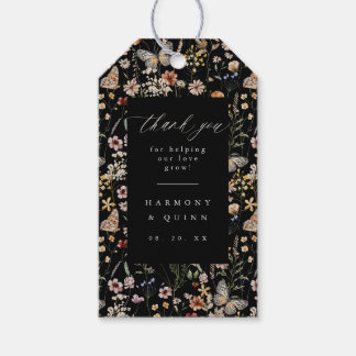 Melancholische Blumen-Wildblumen-Hängende Geschenk Geschenkanhänger
