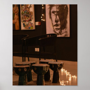 Melancholische Bohemian-Galeriewand-Kunst Poster