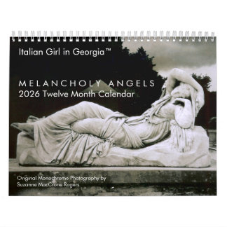 Melancholische Engel - 2026 Zwölf-Monatskalender Kalender