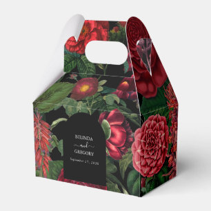 Melancholische Florals Schwarze Arch Burgunderrot  Geschenkschachtel