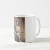 Melancholische Gedanken (von Francesco Hayez) Kaffeetasse (VorderseiteRechts)