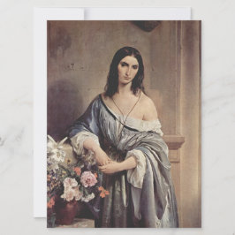 Melancholische Gedanken (von Francesco Hayez) Karte