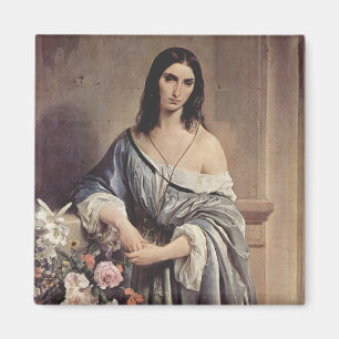 Melancholische Gedanken (von Francesco Hayez) Magnet