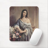 Melancholische Gedanken (von Francesco Hayez) Mousepad (Mit Mouse)