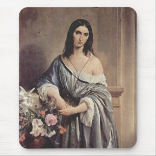 Melancholische Gedanken (von Francesco Hayez) Mousepad