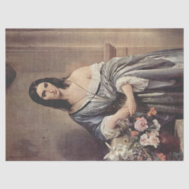 Melancholische Gedanken (von Francesco Hayez) Seidenpapier