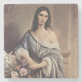 Melancholische Gedanken (von Francesco Hayez) Steinuntersetzer