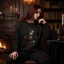 Melancholische Königin Gothic Dark Fantasy Portrai