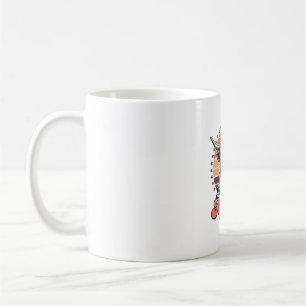 Melancholische Kuh Retro-Sonnenuntergang Vintage-G Kaffeetasse