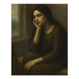 Melancholische Reflektion - Zeitloser klassischer  Fotodruck