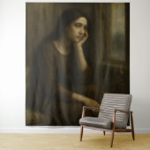 Melancholische Reflektion - Zeitloser klassischer  Wandteppich (Beispiel)