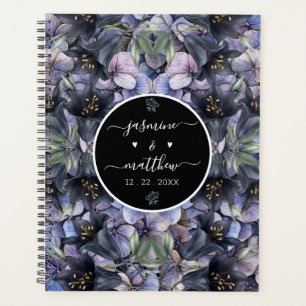 Melancholische schwarze Blumen Hochzeit Namen des Planer