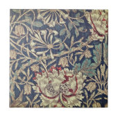 Melancholische Vintage-Blumen Fliese (Vorderseite)