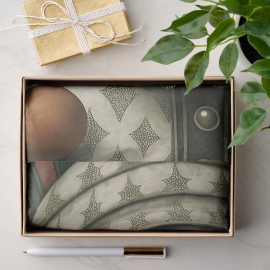 Melancholischer Clown Decoupage Seidenpapier (Geschenk)