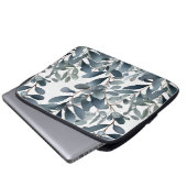 Melancholischer Garten Laptopschutzhülle (Vorne Knopf)
