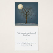 Melancholischer Herz Gestreifter Baum unter dem Vo (Vorne & Hinten)