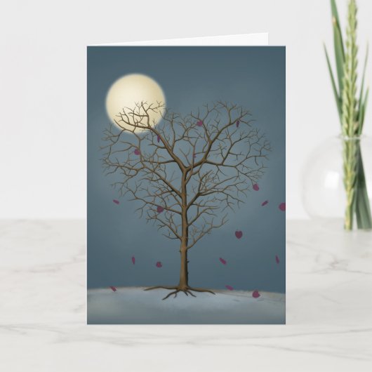Melancholischer Herzschlag Gestreifter Baum unter (Vorderseite)