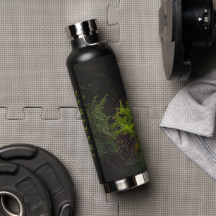 Melancholischer Wald personalisierter Benutzername Trinkflasche