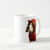 Melancholischer Welpe Kaffeetasse (VorderseiteRechts)