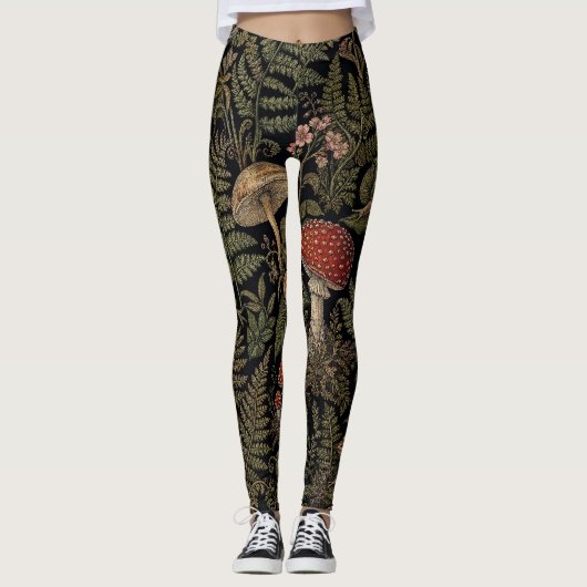 Melancholisches Cottagecore Leggings (Vorderseite)