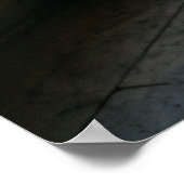 Melancholisches Pariser Café-Interieur Poster (Ecke)