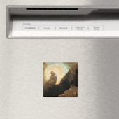 Melancholy 1876 von Odilon Redon Magnet (In Situ (Geschirrspüler))