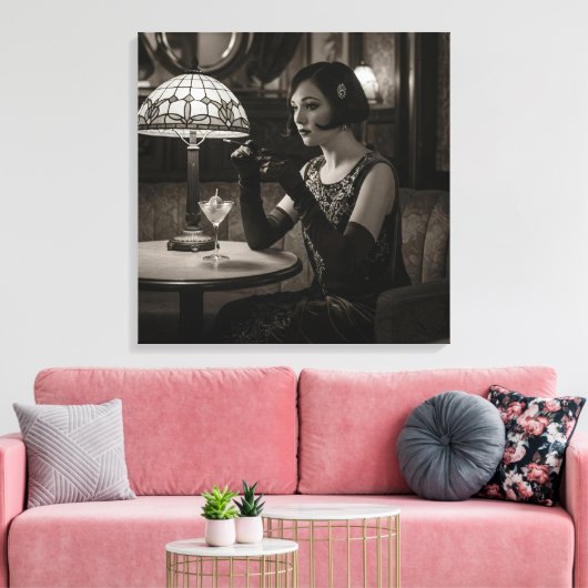 Melancholy, by Natasha Us Leinwanddruck (Insitu (Wohnzimmer))