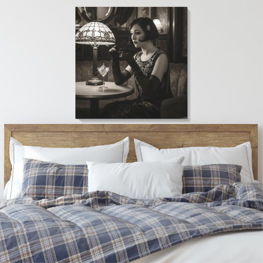 Melancholy, by Natasha Us   Leinwanddruck (Insitu (Schlafzimmer))