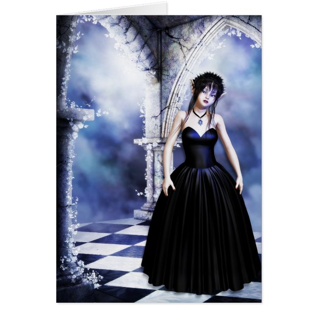 Melancholy Day Dreams Gothic Card (Vorne)