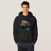 Melancholy Diner spät Hoodie (Vorne ganz)