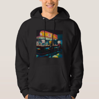 Melancholy Diner spät Hoodie