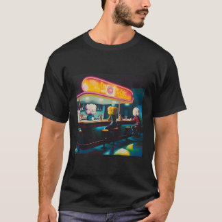 Melancholy Diner spät T-Shirt