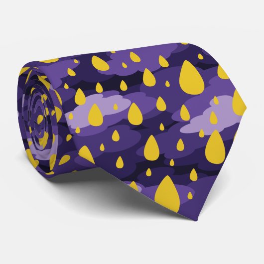 Melancholy Fantasy Rain Krawatte (Gerollt)