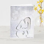 Melancholy Karte (Gelbe Blume)