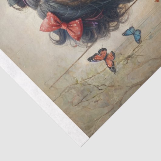 Melancholy Magic Decoupage Seidenpapier (Detail)