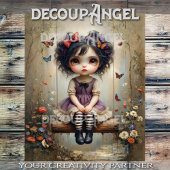 Melancholy Magic Decoupage Seidenpapier