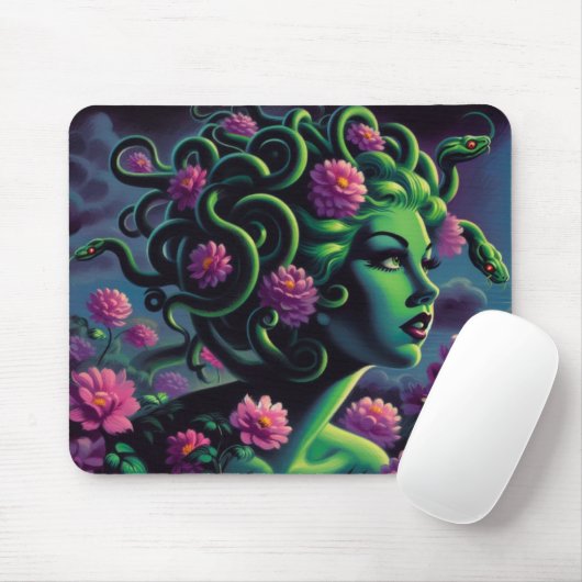 Melancholy Medusa Mousepad (Mit Mouse)