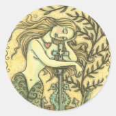 MELANCHOLY MERMAID FANTASY STICKERS (Vorderseite)