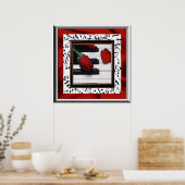 Melancholy Music and Rose Poster (Küche)