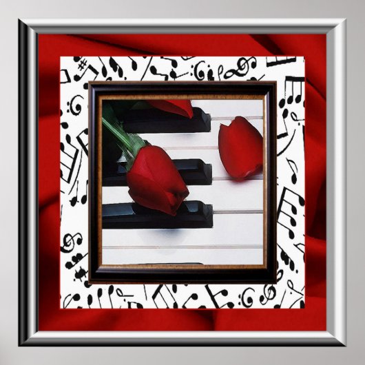 Melancholy Music and Rose Poster (Vorne)