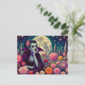 Melancholy Vampire Postkarte (Stehend Vorderseite)