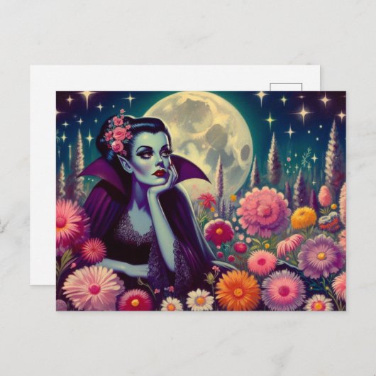 Melancholy Vampire Postkarte (Vorne/Hinten)